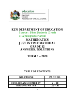 Answer for Grade 12 Maths .pdf